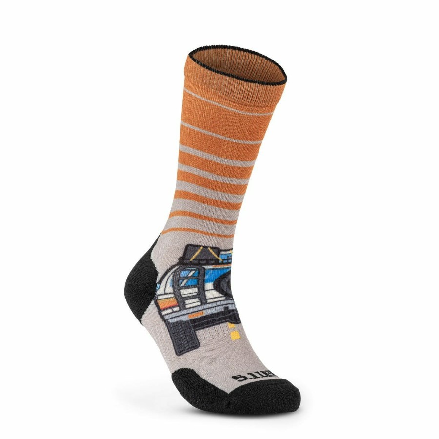 Footwear 5.11 Tactical Socks | Sock & Awe Crew Overlander Orange