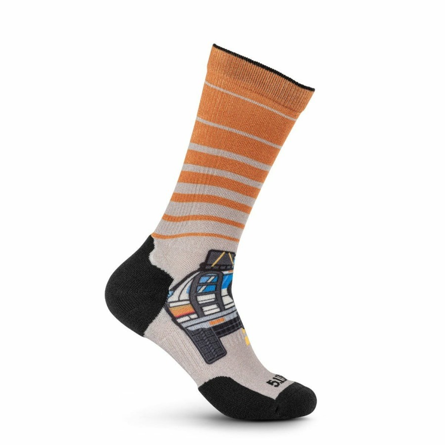 Footwear 5.11 Tactical Socks | Sock & Awe Crew Overlander Orange