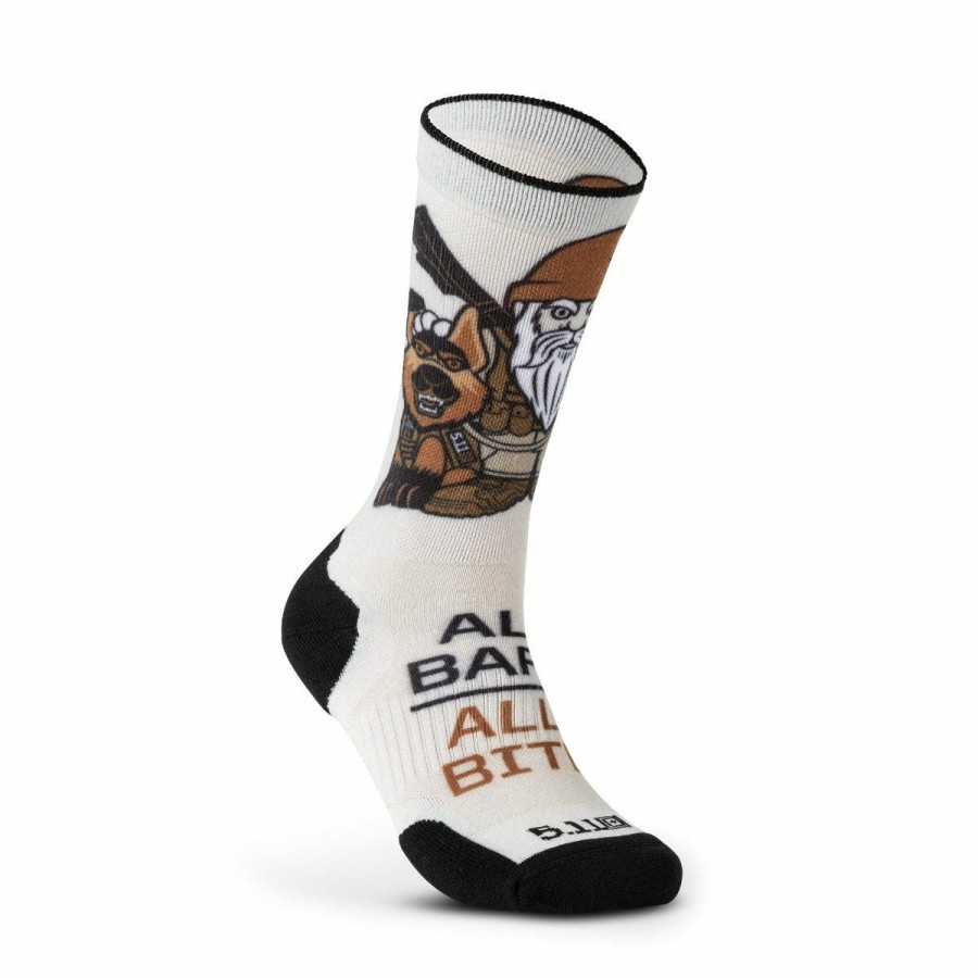 Accessories 5.11 Tactical Socks | Sock & Awe Crew K9 Gnome Sand Dune