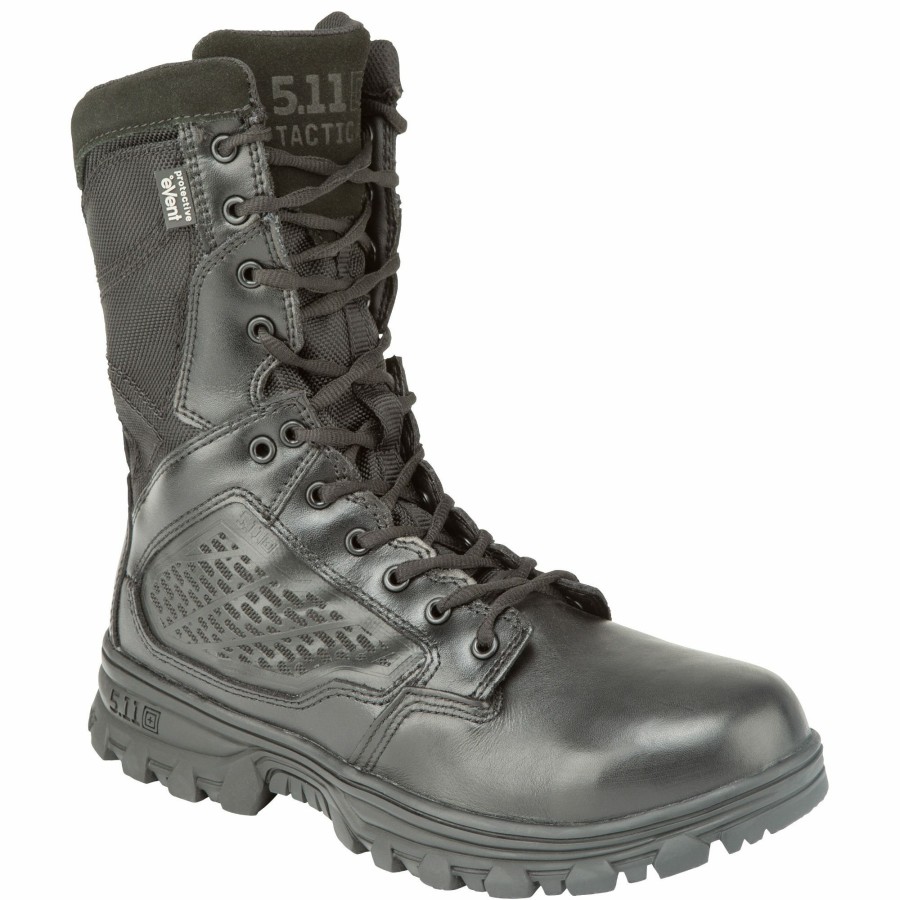 Professional 5.11 Tactical Boots | Evo 8" Waterproof Boot With Sidezip Black