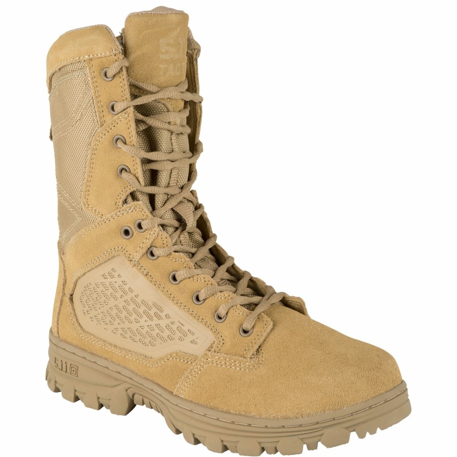 Footwear 5.11 Tactical Hiking Boots | Evo 8" Desert Side Zip Boot Coyote