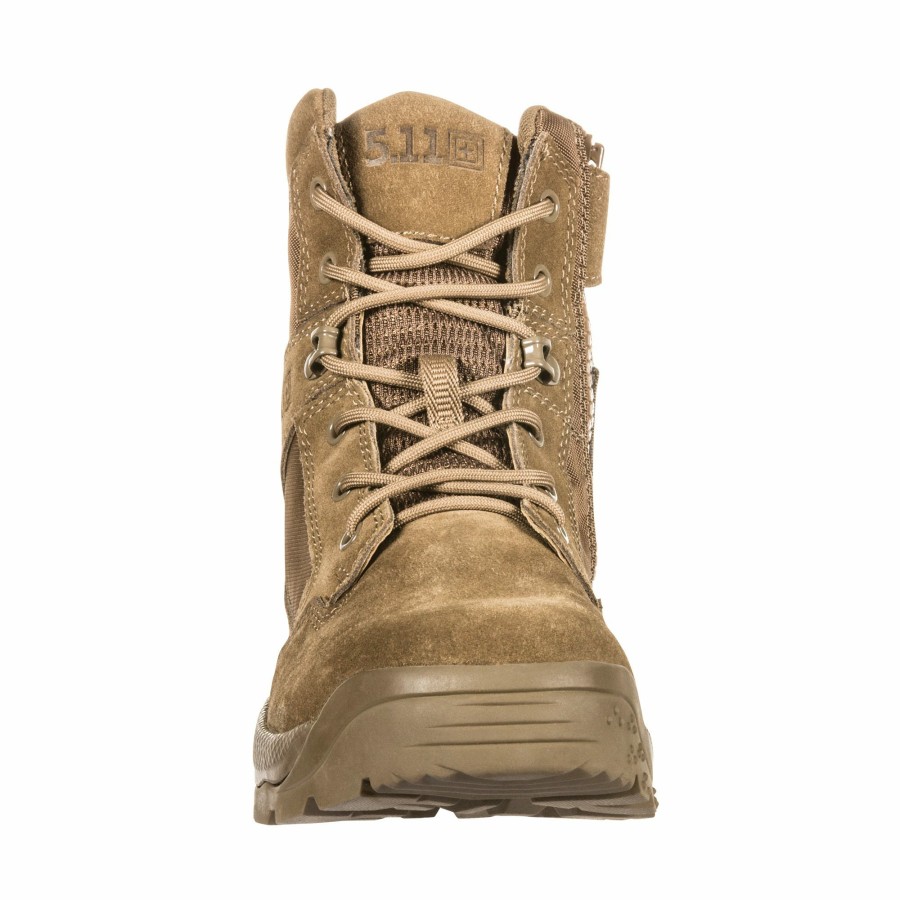 Footwear 5.11 Tactical Duty Boots | A.T.A.C.® 2.0 6" Side Zip Desert Dark Coyote