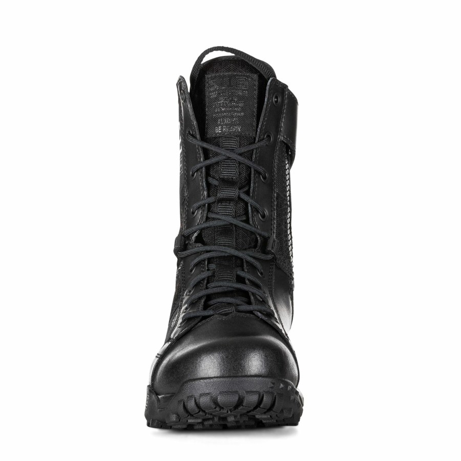 Footwear 5.11 Tactical Waterproof Boots | 5.11® A/T™ 8" Waterproof Side Zip Boot Black