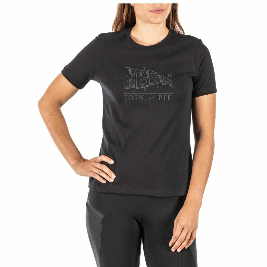 WOMEN'S 5.11 Tactical Tees & Tanks | Womens Join Or Pie Tee Black