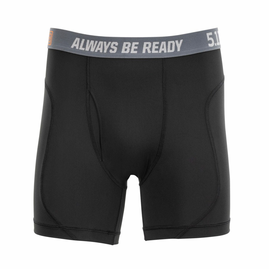 MEN'S 5.11 Tactical Base Layers | 6" Performance Boxer Brief 2.0 Black