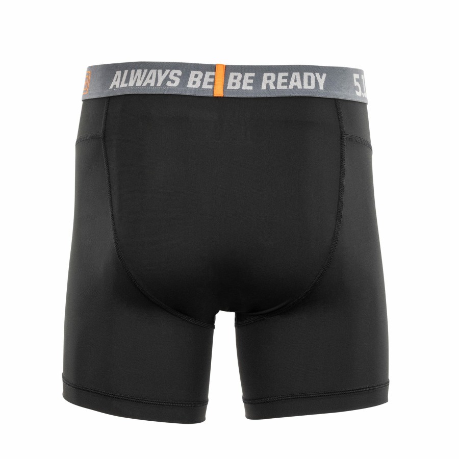 MEN'S 5.11 Tactical Base Layers | 6" Performance Boxer Brief 2.0 Black