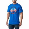 MEN'S 5.11 Tactical T-Shirts | Stars And Stripes Forever Tee Royal Blue