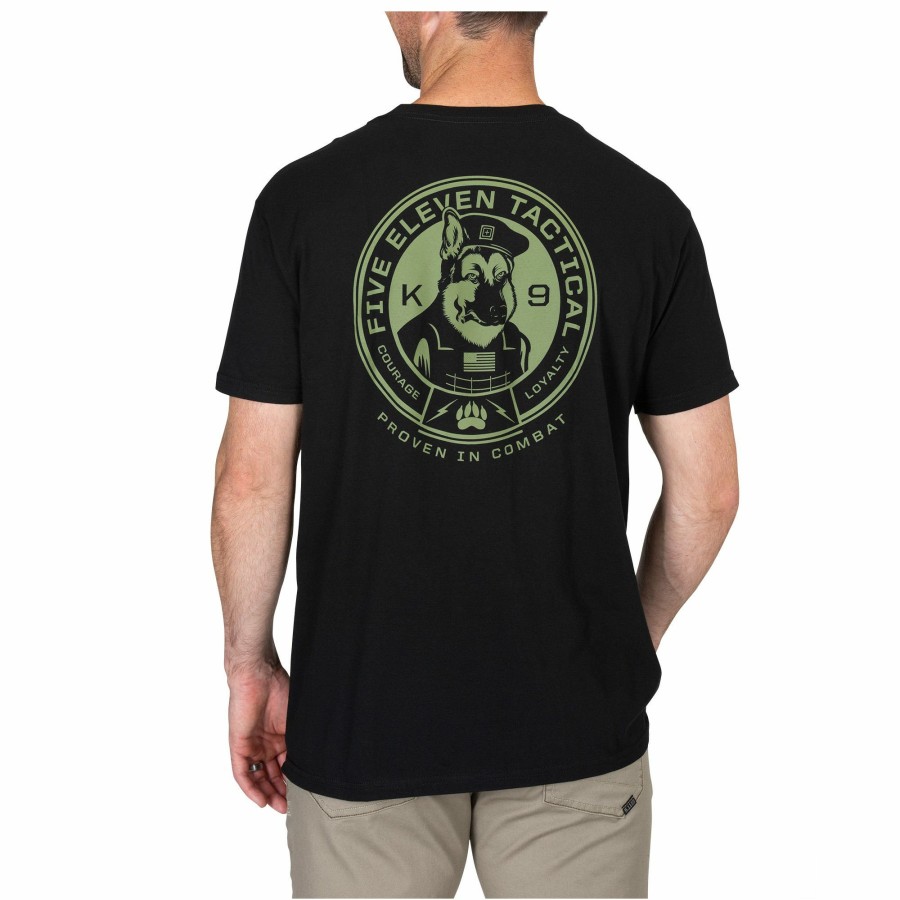 MEN'S 5.11 Tactical T-Shirts | K9 Do Not Pet Tee Black