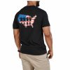 MEN'S 5.11 Tactical T-Shirts | Land Of The Free Tee Black