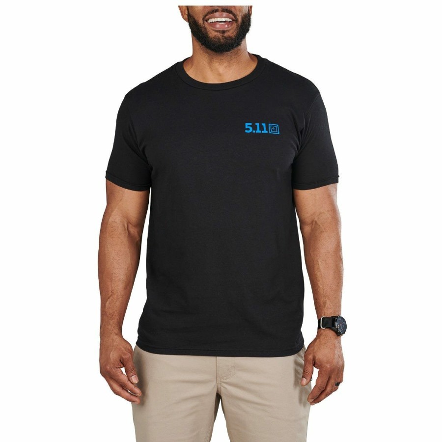 MEN'S 5.11 Tactical T-Shirts | Land Of The Free Tee Black