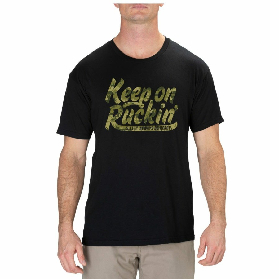 MEN'S 5.11 Tactical T-Shirts | Keep On Ruckin Tee Black