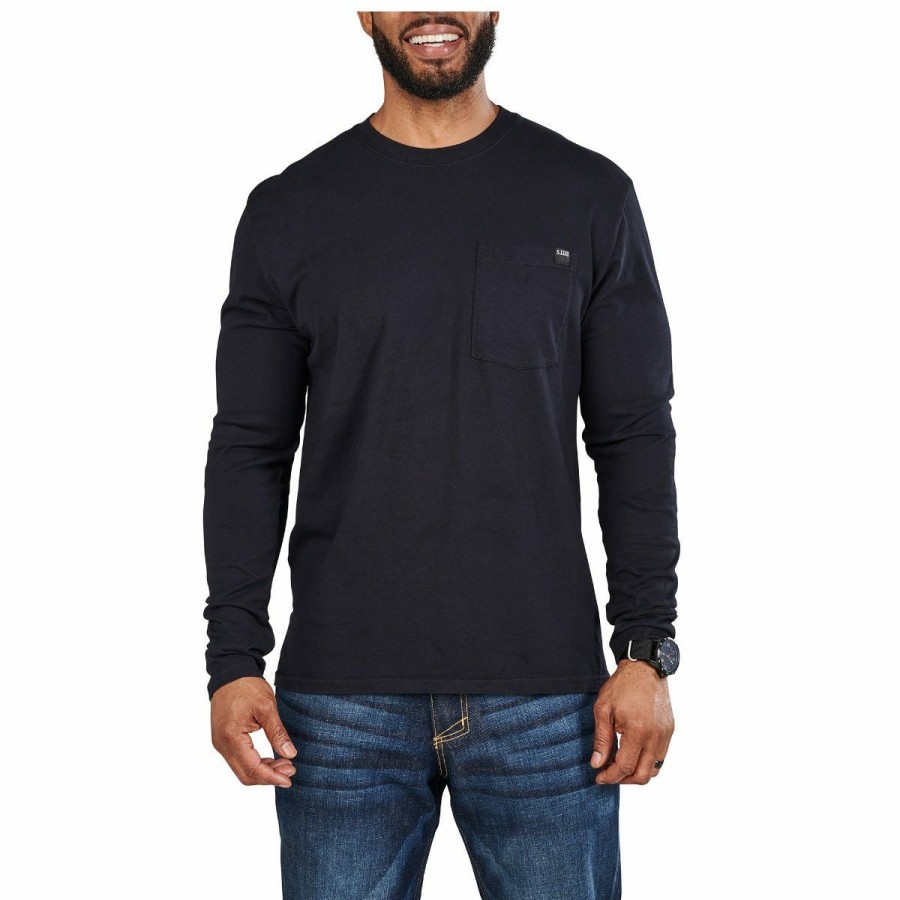 MEN'S 5.11 Tactical T-Shirts | Elite Long Sleeve Pocket Tee