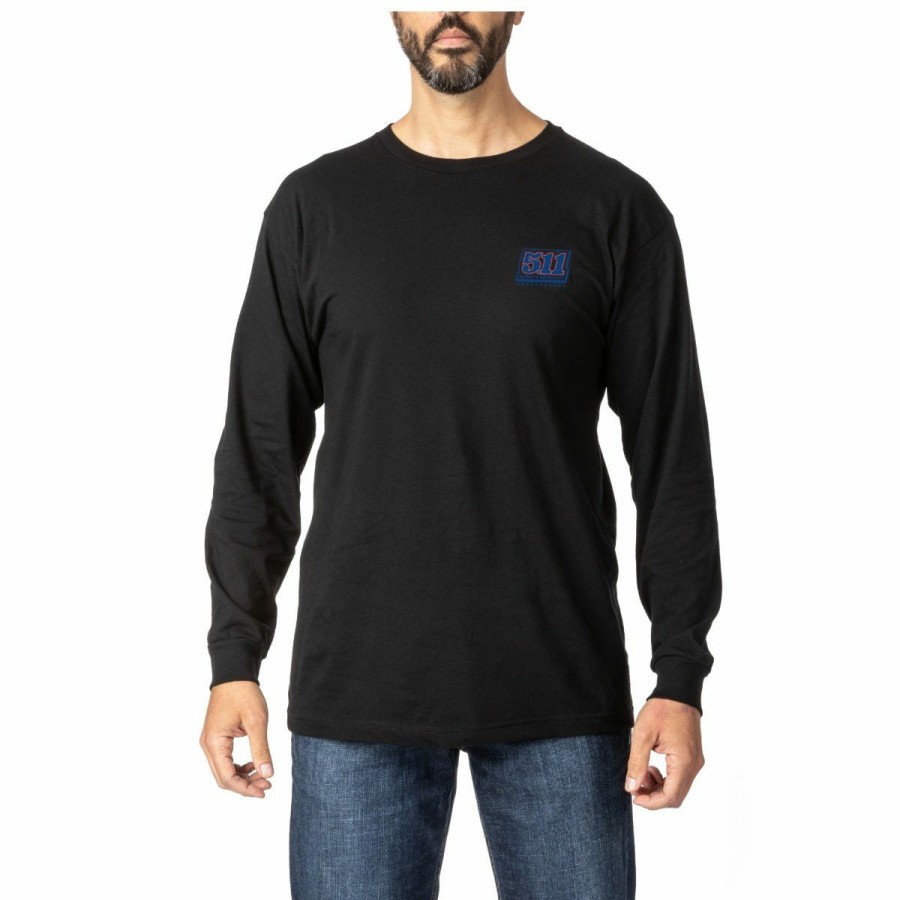 MEN'S 5.11 Tactical T-Shirts | Number Plate Long Sleeve Tee