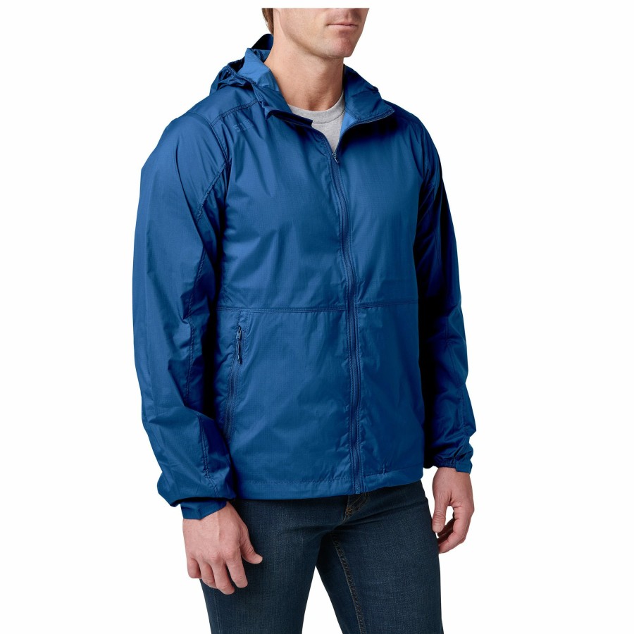 MEN'S 5.11 Tactical Jackets & Vests | Packable Windbreaker Ensign Blue