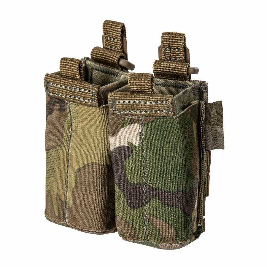 Bags & Packs 5.11 Tactical Ammo Storage | ® Flex Double Pistol Mag Pouch 2.0 Multicam