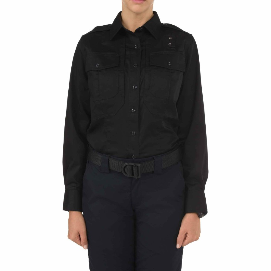 Professional 5.11 Tactical Uniform Shirts | Women'S Twill Pdu® Class B Long Sleeve Shirt