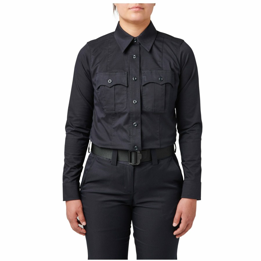 Professional 5.11 Tactical Uniform Shirts | Womens Stryke® Class A Pdu® Twill Long Sleeve Shirt