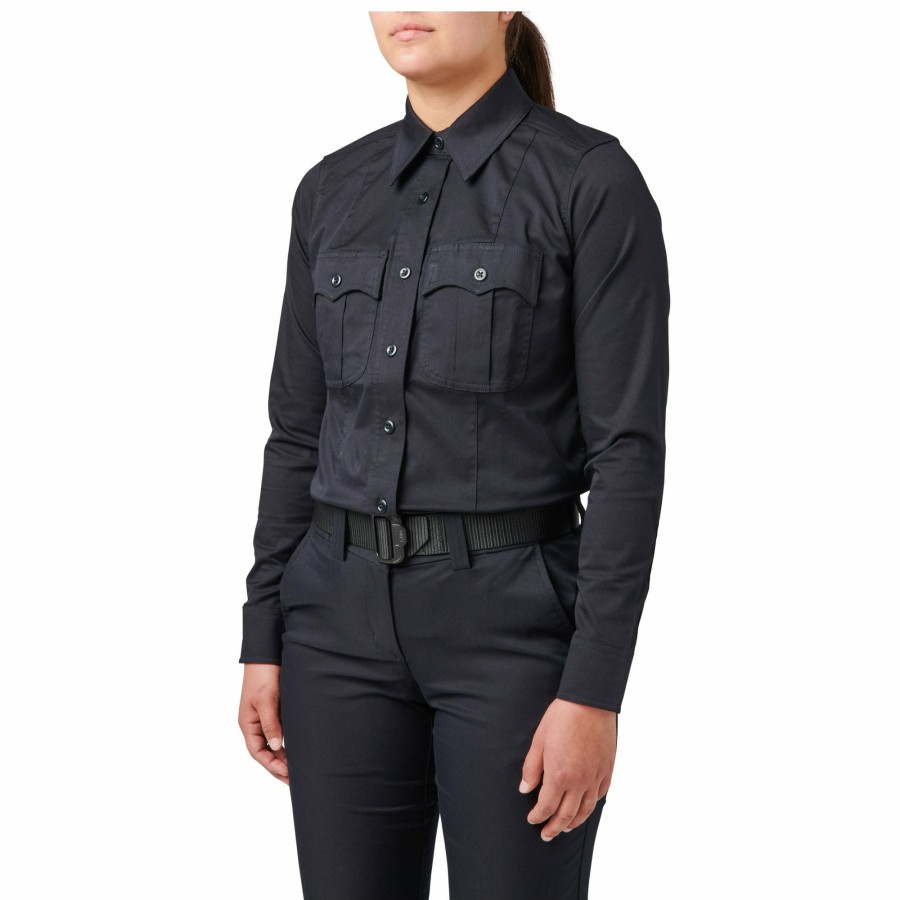 Professional 5.11 Tactical Uniform Shirts | Womens Stryke® Class A Pdu® Twill Long Sleeve Shirt