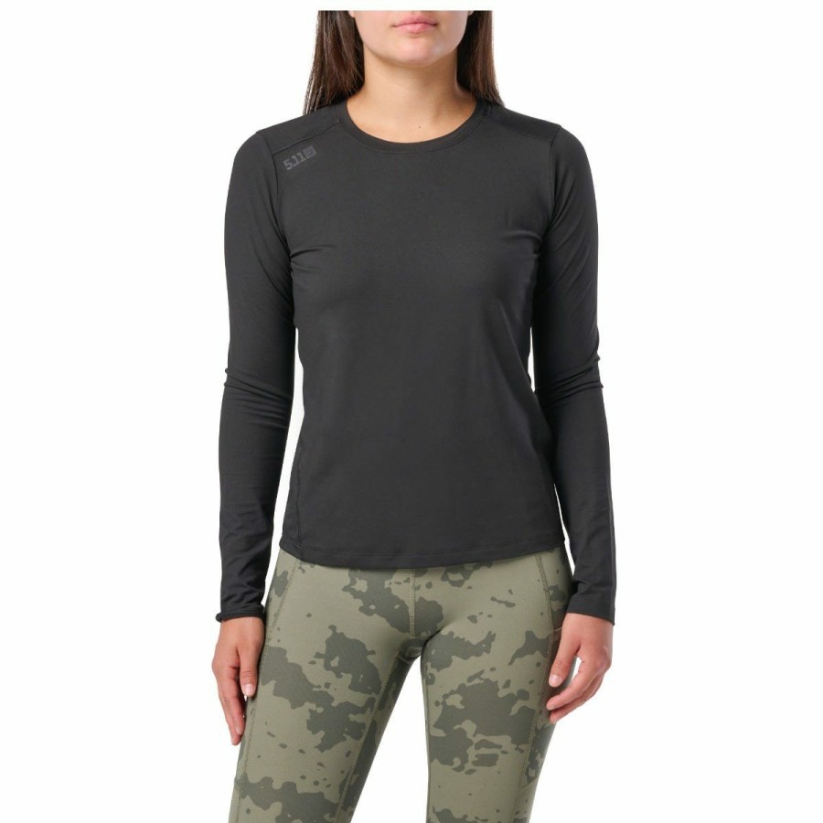 WOMEN'S 5.11 Tactical Tees & Tanks | Pt-R Catalyst Long Sleeve Black