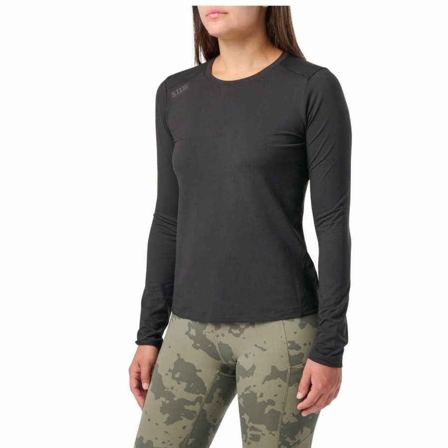 WOMEN'S 5.11 Tactical Tees & Tanks | Pt-R Catalyst Long Sleeve Black