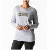 WOMEN'S 5.11 Tactical Tees & Tanks | Women'S Sticks And Stones Long Sleeve Tee Heather Gray