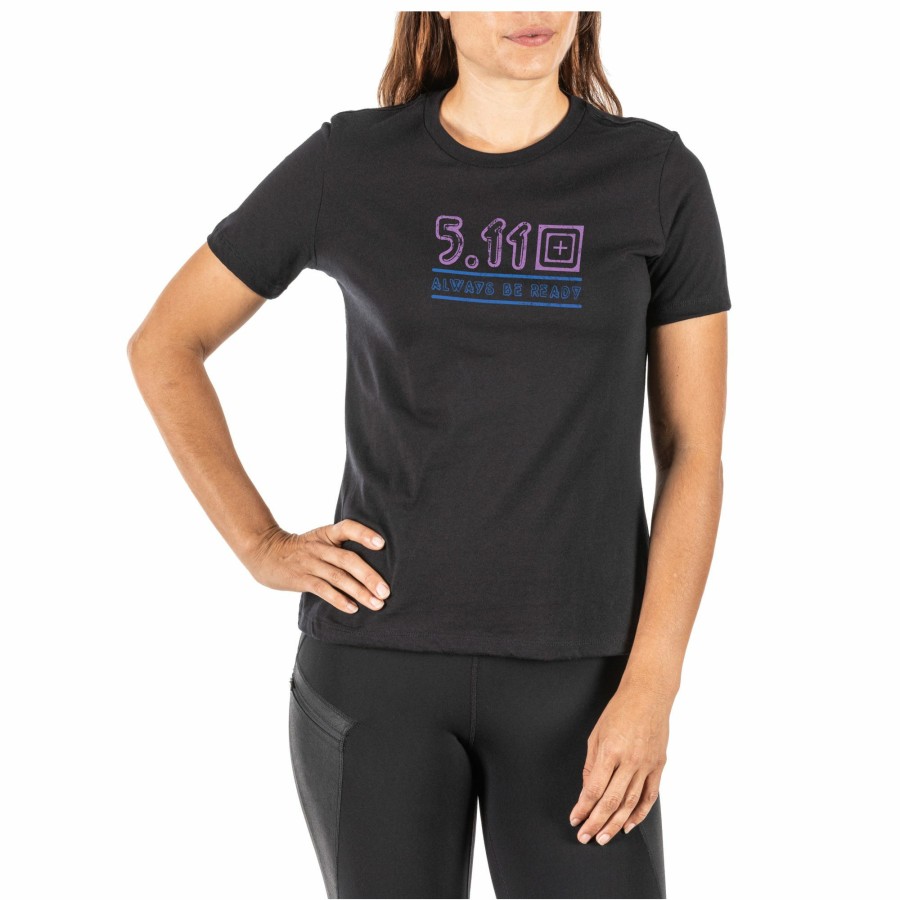 WOMEN'S 5.11 Tactical Tees & Tanks | Womens Neon Legacy Tee Black