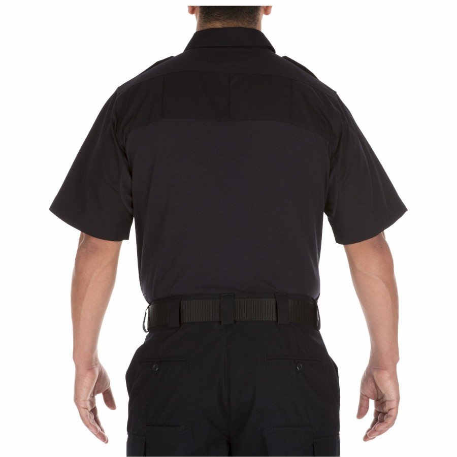 Professional 5.11 Tactical Uniform Shirts | Taclite™ Pdu™ Rapid Shirt - Short Sleeve Midnight Navy