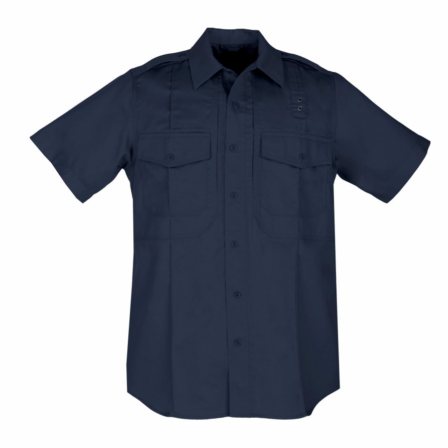 Professional 5.11 Tactical Uniform Shirts | Taclite® Pdu® Class B Short Sleeve Shirt Midnight Navy