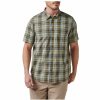 MEN'S 5.11 Tactical Button Ups | Wyatt Short Sleeve Plaid Shirt