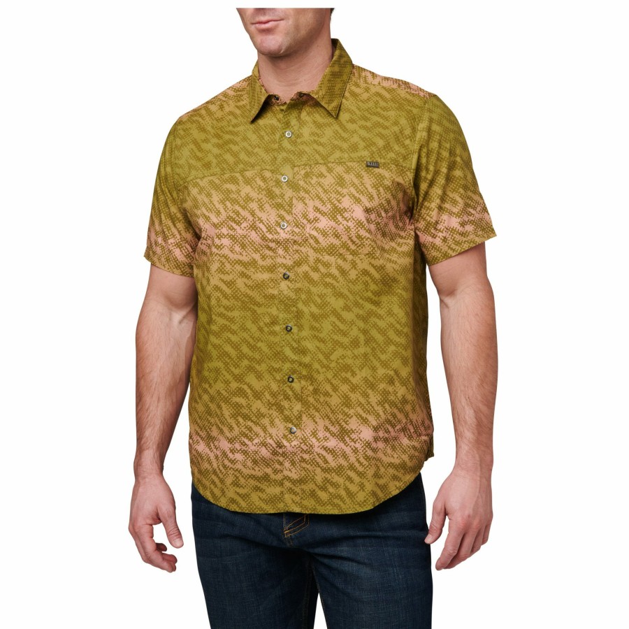 MEN'S 5.11 Tactical Button Ups | Wyatt Trout Short Sleeve Shirt