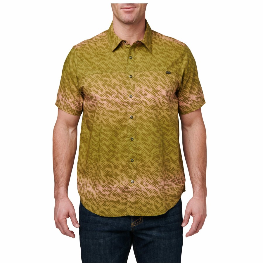 MEN'S 5.11 Tactical Button Ups | Wyatt Trout Short Sleeve Shirt