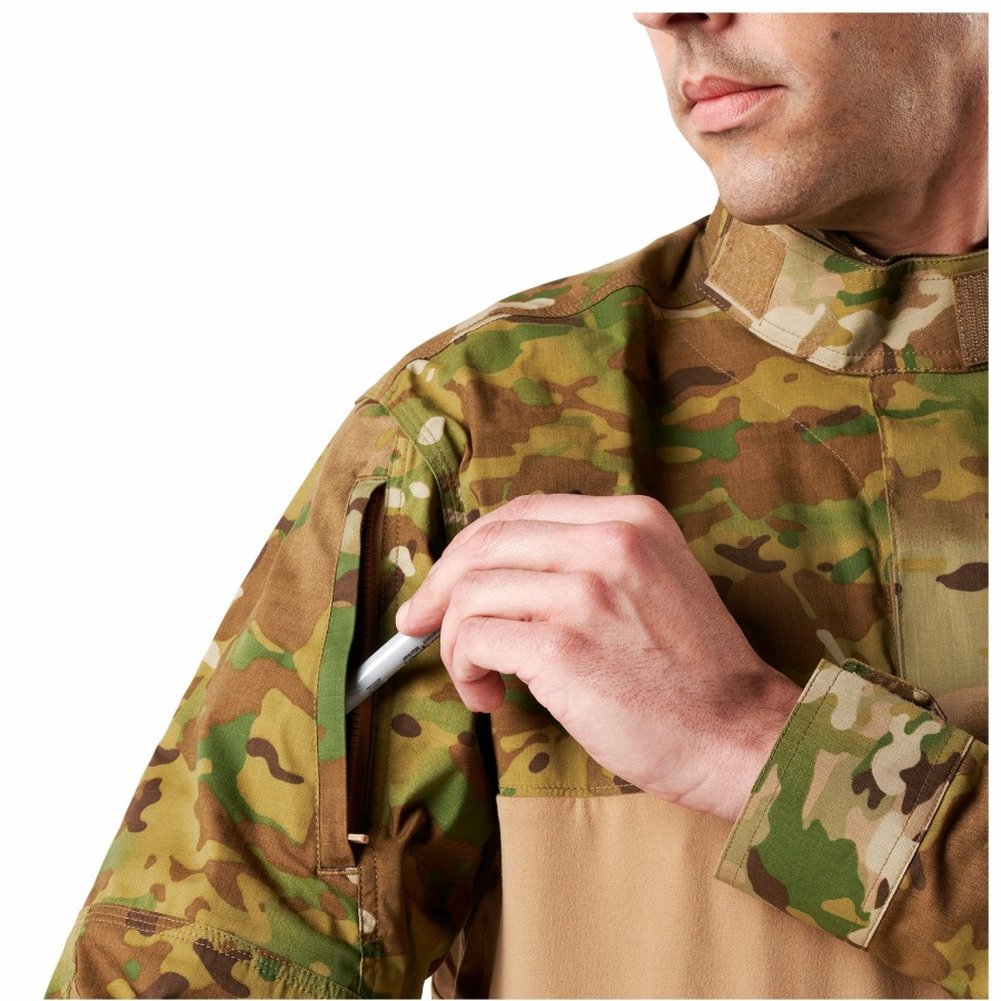 MEN'S 5.11 Tactical Mid Layers | 5.11 Stryke® Tdu® Rapid ® Long Sleeve Shirt Multicam