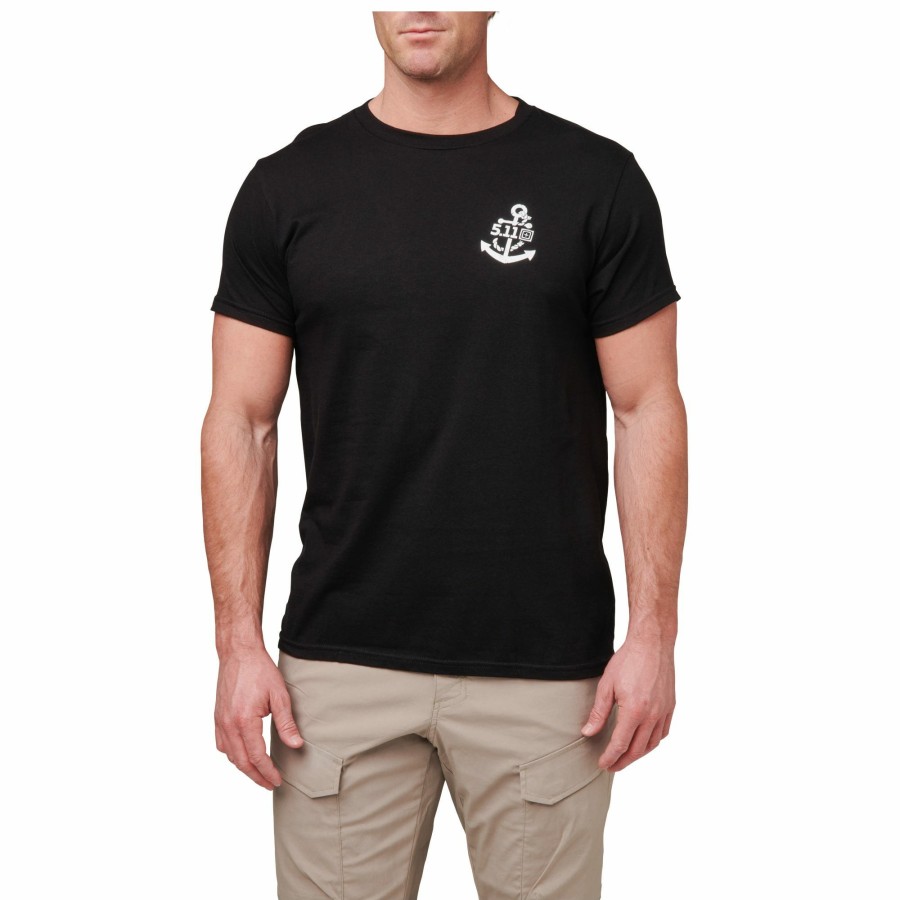 MEN'S 5.11 Tactical T-Shirts | Uss Constitution Tee Black