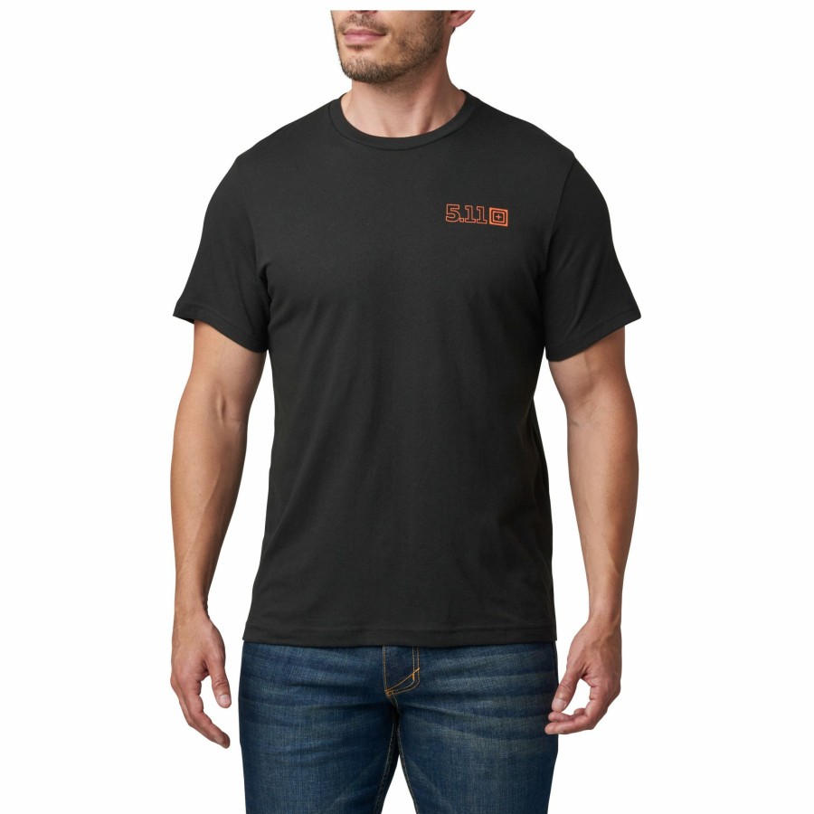 MEN'S 5.11 Tactical T-Shirts | Pull Up A Chair Tee Black