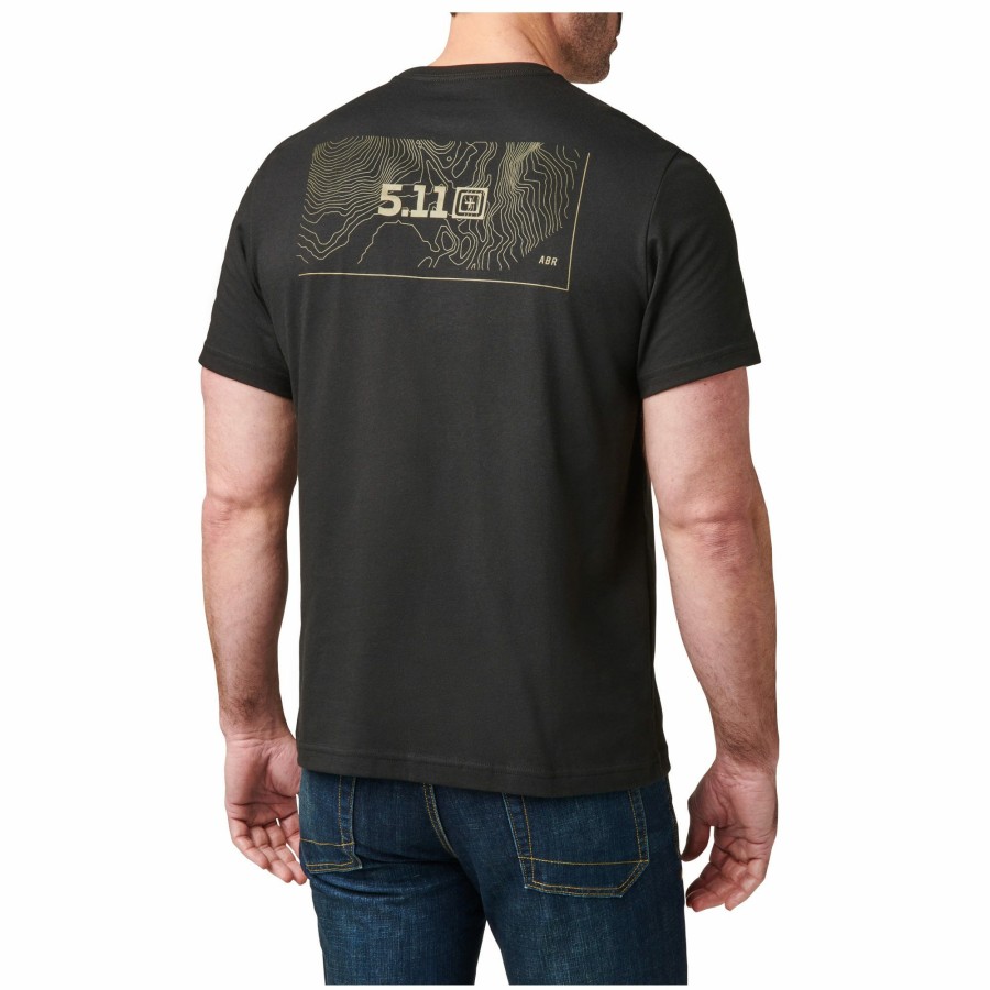 MEN'S 5.11 Tactical T-Shirts | Legacy Topo Tee Black