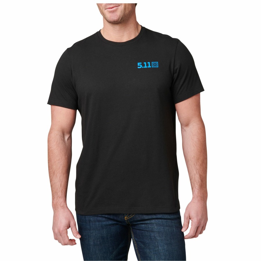 MEN'S 5.11 Tactical T-Shirts | Land Of The Free Tee Black