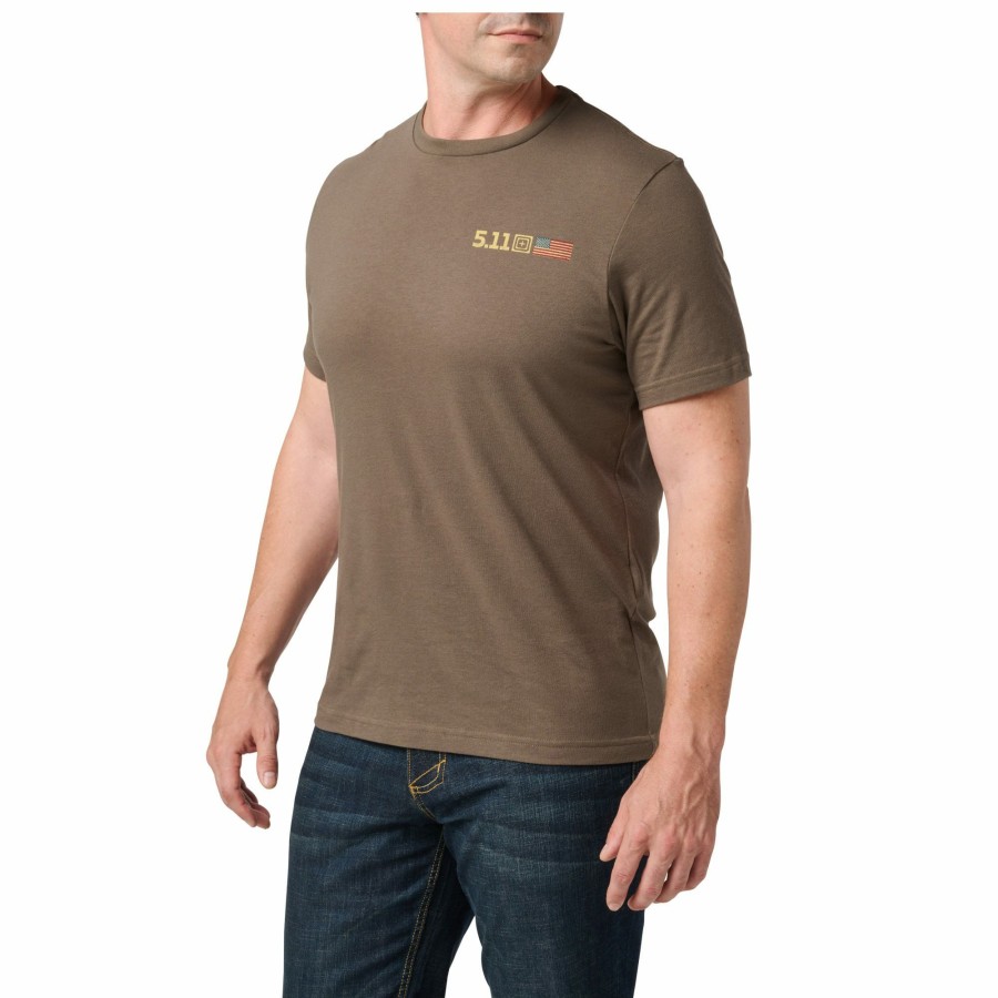 MEN'S 5.11 Tactical T-Shirts | Classic American Flag Tee