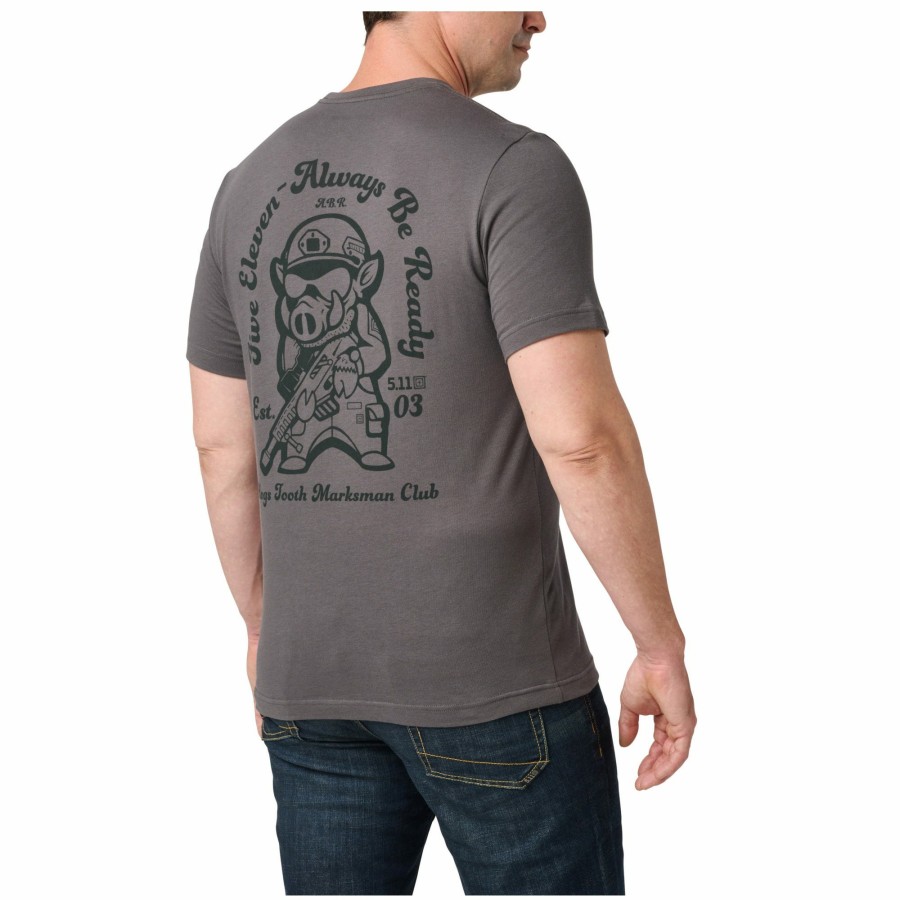 MEN'S 5.11 Tactical T-Shirts | Hog Hunter Tee Flint