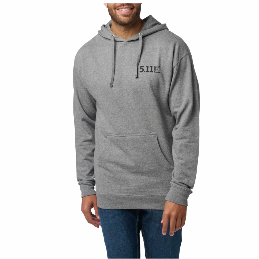 MEN'S 5.11 Tactical Pullovers & Hoodies | Ballistic Meditation Hoodie Charcoal Heather