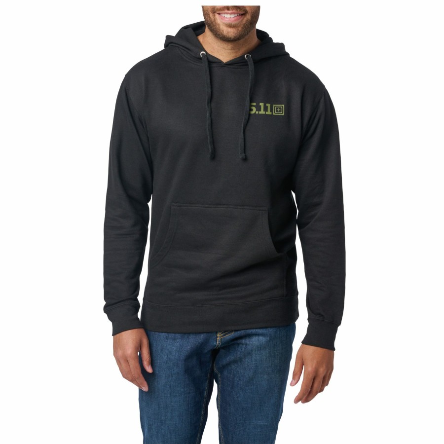 MEN'S 5.11 Tactical Pullovers & Hoodies | Don'T Worry, Be Ready Hoodie Black