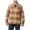 MEN'S 5.11 Tactical Jackets & Vests | Seth Shirt Jacket Pecan Check