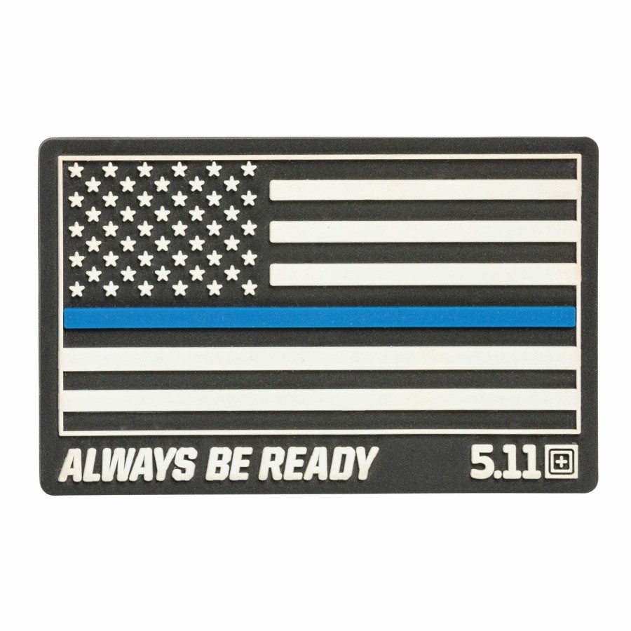 Accessories 5.11 Tactical | Thin Blue Line Rubber Patch Black