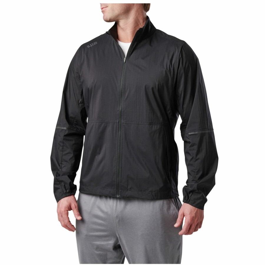 MEN'S 5.11 Tactical Jackets & Vests | Pt-R Packable Jacket Black