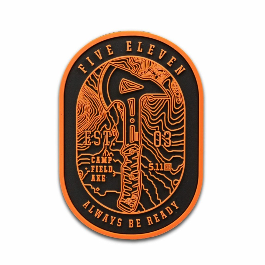 Accessories 5.11 Tactical | Five Eleven™ Camp Field Axe Patch Orange